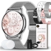 Smartwatch Zegarek Damski Angelo Y11 srebrny Ciśnieniomierz Rozmowy Sport Menu PL 4 Paski